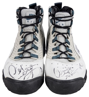 1994-95 Dennis Rodman Game Used and Signed San Antonio Spurs Nike Shoes (JSA)